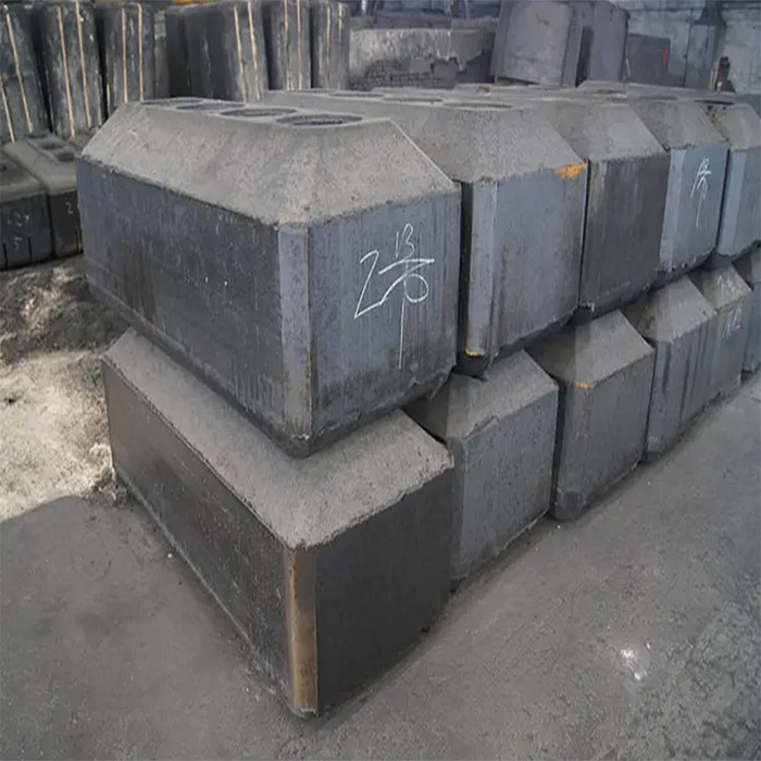 1.6-1.8 G/cm3 Dichte Anoden-Kohlenstoffblock mit quadratischer Form und Aschegehalt von 0,3-0,5%