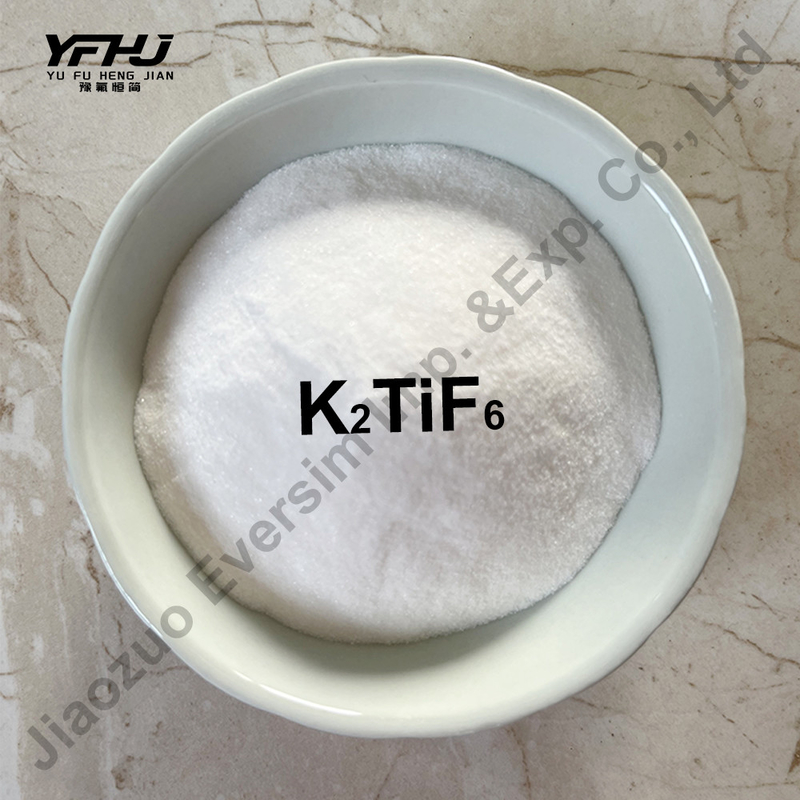 CAS 16919-27-0 Weißes Pulver Kaliumfluorotitanat K2 (TiF6) für die Glasindustrie