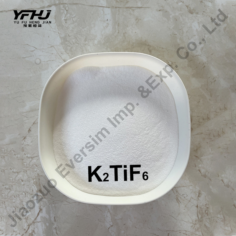 CAS 16919-27-0 Weißes Pulver Kaliumfluorotitanat K2 (TiF6) für die Glasindustrie
