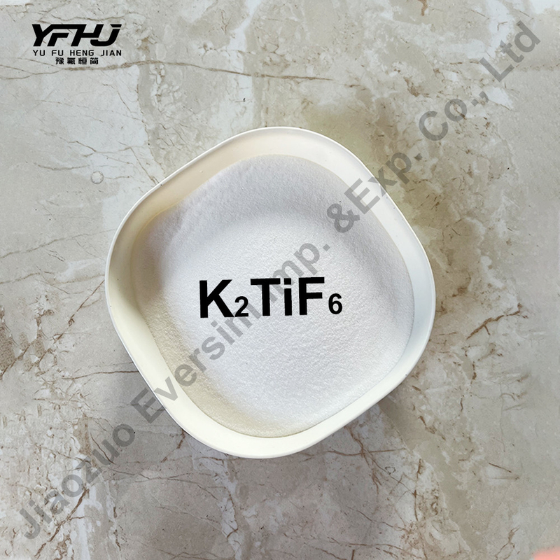 CAS 16919-27-0 Weißes Pulver Kaliumfluorotitanat K2 (TiF6) für die Glasindustrie