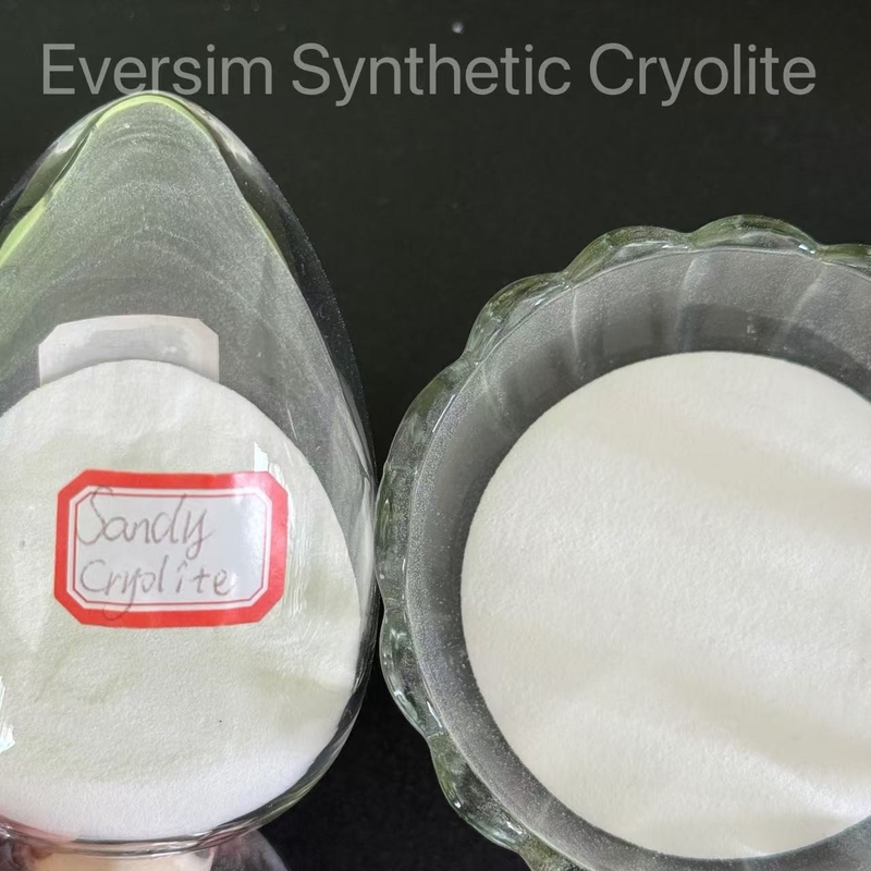 Hochwertiges chemisches Produkt Weißes, sandiges CH-1/CM-1 synthetisches Kryolith Na3AlF6 für die Keramikindustrie