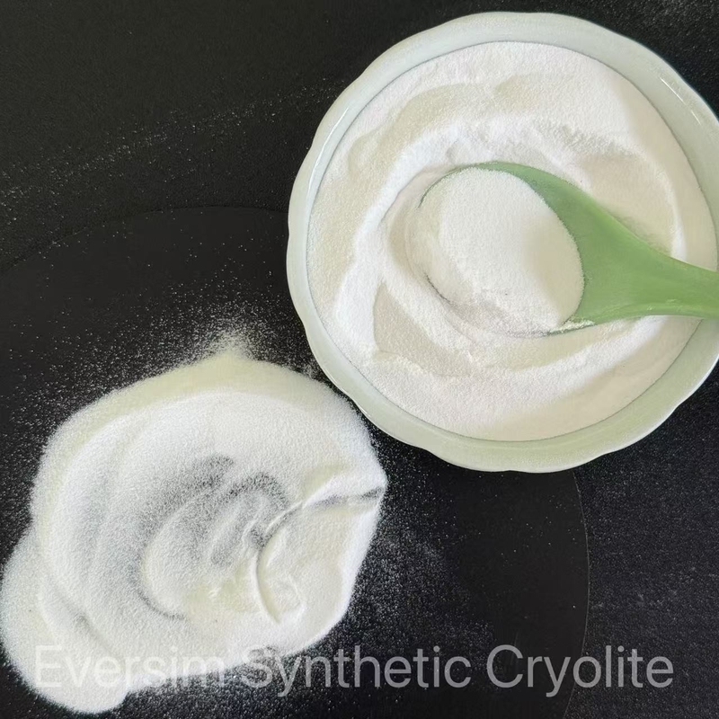 Hochwertiges chemisches Produkt Weißes, sandiges CH-1/CM-1 synthetisches Kryolith Na3AlF6 für die Keramikindustrie