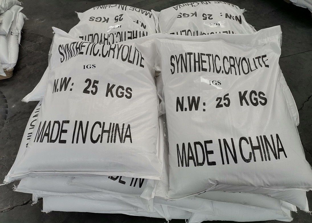 325 Mesh Synthetic Granular Cryolite For Aluminiumfluorid-Industrie-Produktion